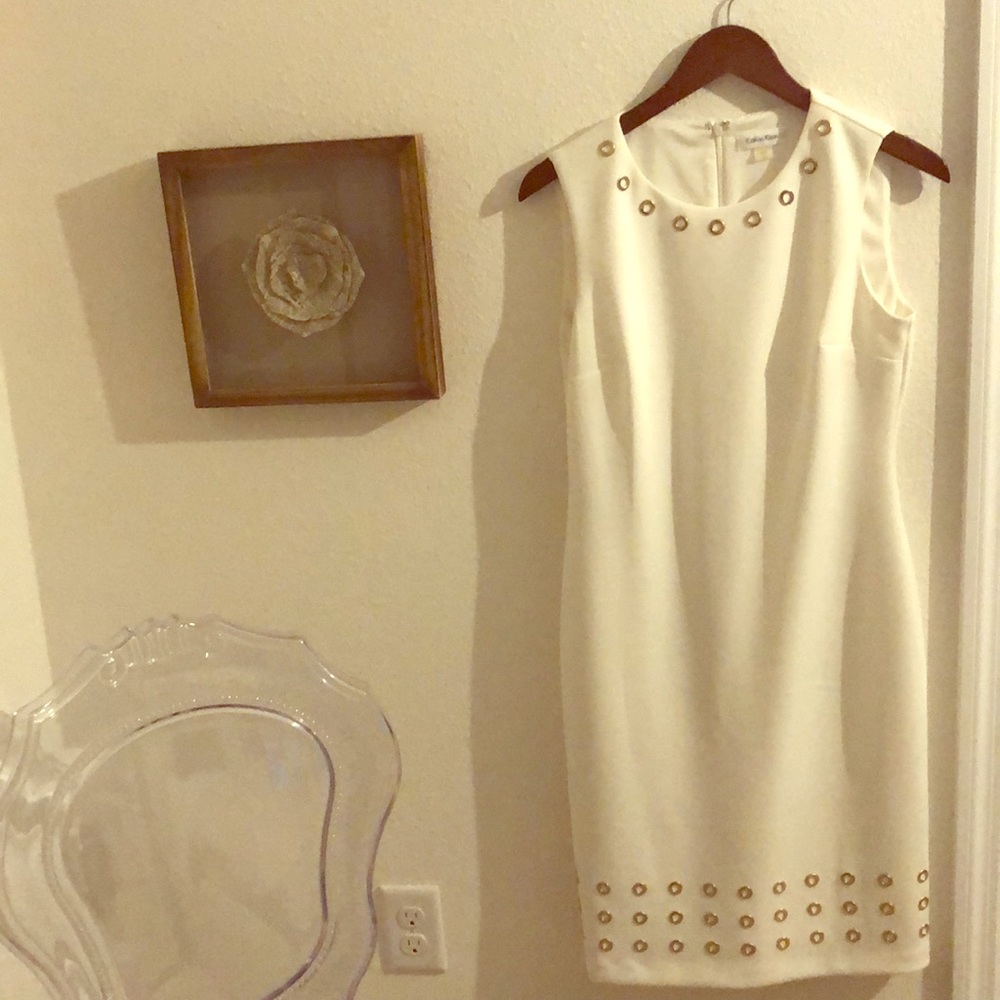 White Calvin Klein Dress